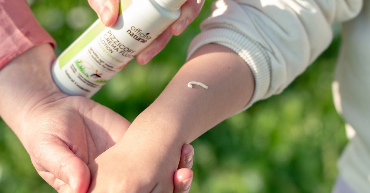 Linea Pizzicoff per tenere lontane le zanzare dai bambini