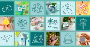Cosmetici adatti a un beauty case da viaggio